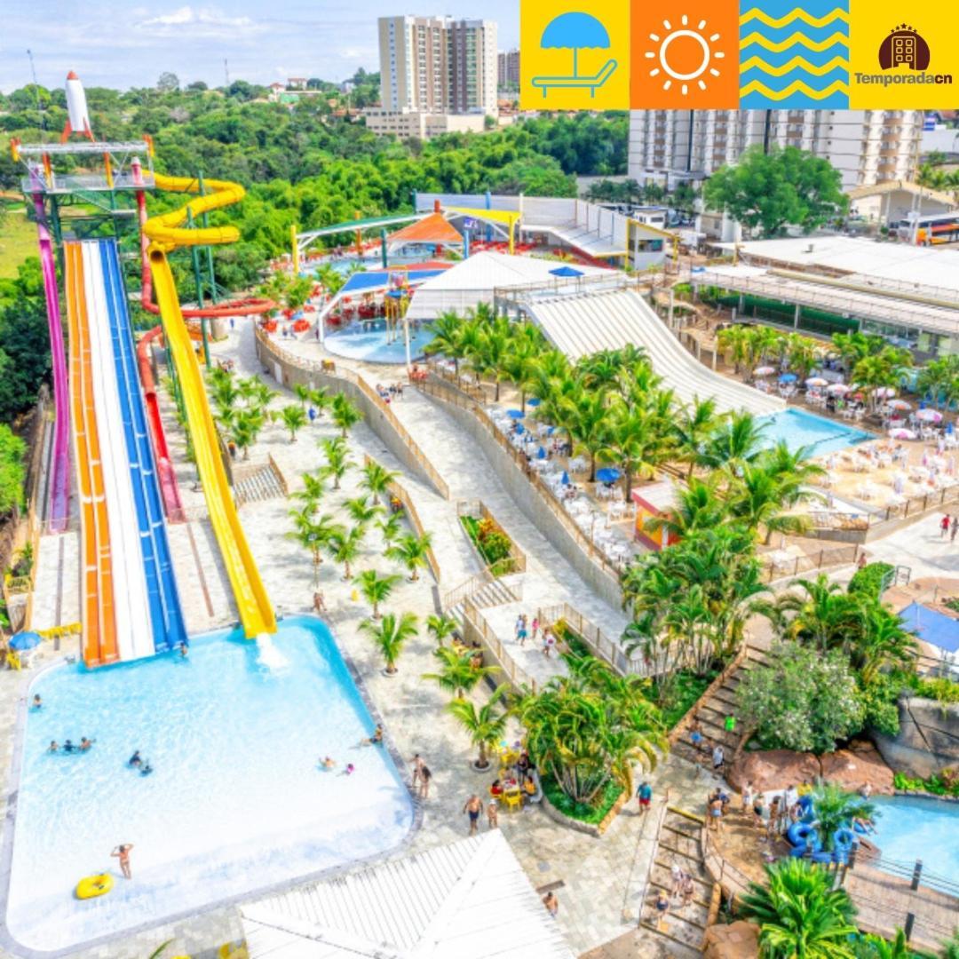 Aparthotel Piazza Com Acesso Ao Acqua Park Caldas Novas Zewnętrze zdjęcie